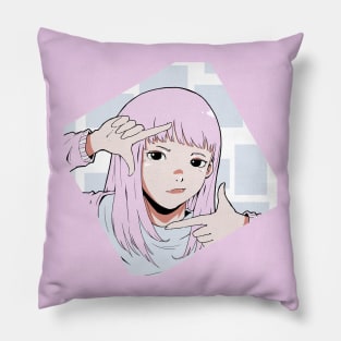 Rectangle girl Pillow