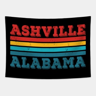 Ashville Alabama AL Gift Love Souvenir Retro Vintage 70s 80s Style Tapestry