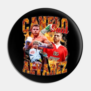 VINTAGE RETRO CANELO ALVAREZ BOOTLEG Pin