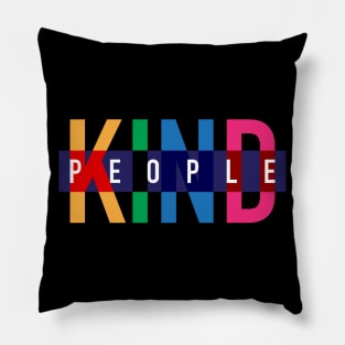 KIND PEOPLE design, version two Pillow