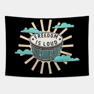 Bongo Drum Freedom Is Loud Music Lover Tapestry