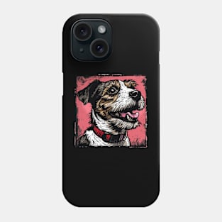 Retro Art Jack Russell Terrier Dog Lover Phone Case