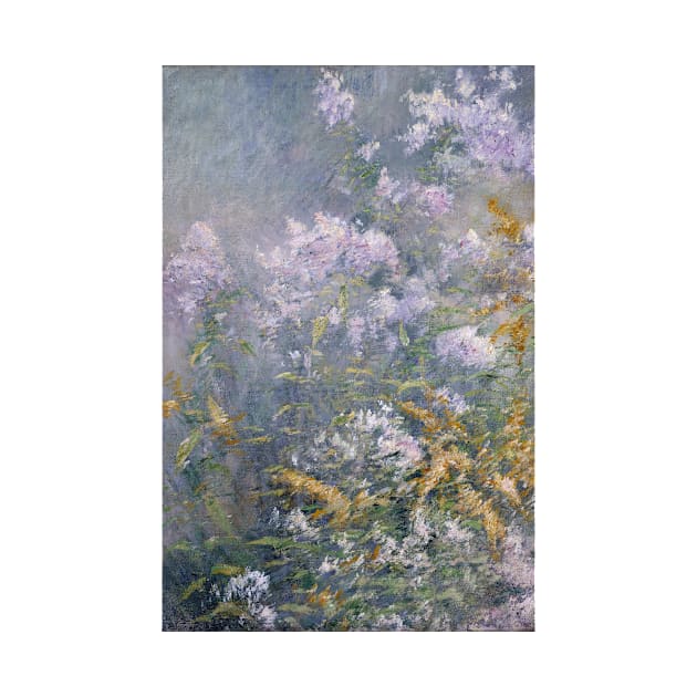 John Henry Twachtman Meadow Flowers (Golden Rod and Wild Aster) by pdpress