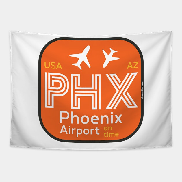 PHX airport Tapestry by Woohoo