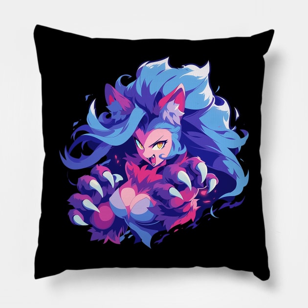 felicia Pillow by piratesnow