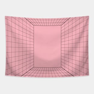 pastel  depth perspective pattern Tapestry