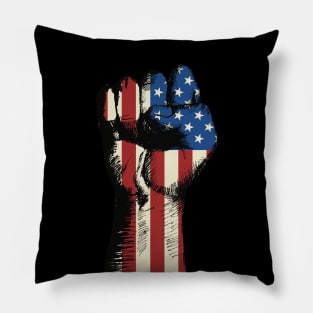 Resist Fist - Black life matters Pillow