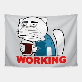 Working (meme) Tapestry