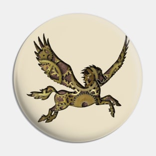 Clockwork Pegasus Pin