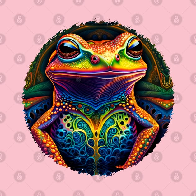 Froggy Animal Spirit (29) - Trippy Psychedelic Frog by TheThirdEye