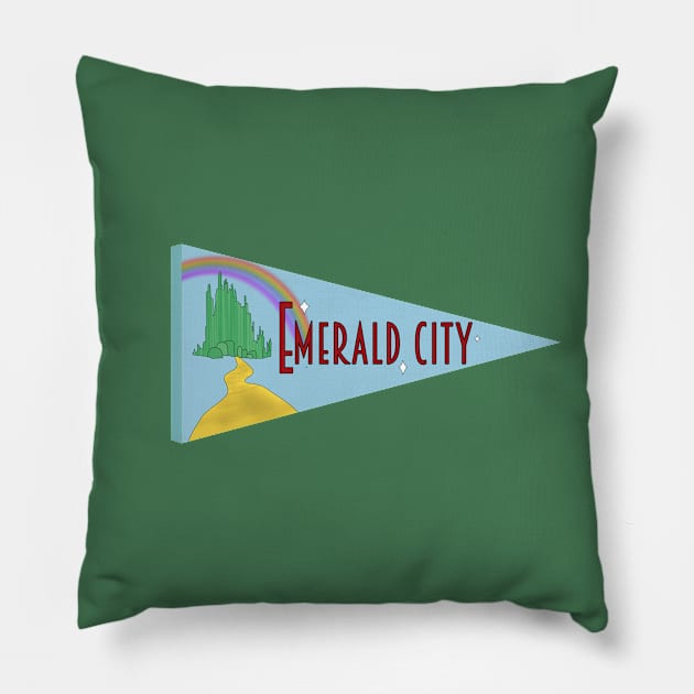 Emerald City Pillow by TreyLemons