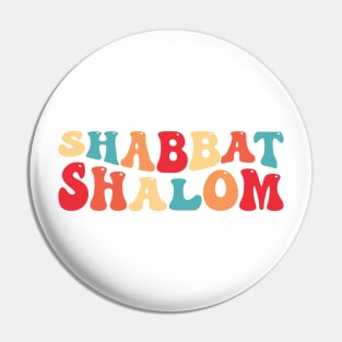 Shabbat Shalom Pin