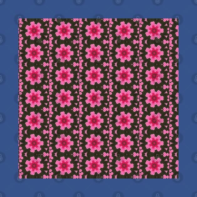 Pink Flowers Columns Pattern by wagnerps