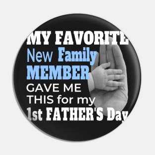 FIRST FATHER'S DAY BABY BOY | NEW DAD FATHERS DAY GIFTS Pin