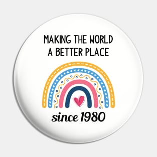 Making The World Better Since 1980 Pin