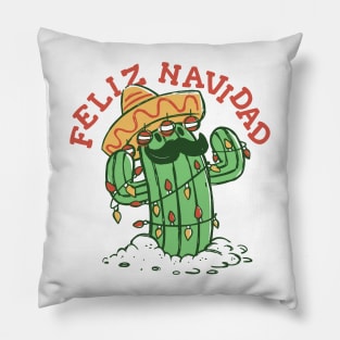 Mexican christmas shirt - Christmas holiday cactus Pillow