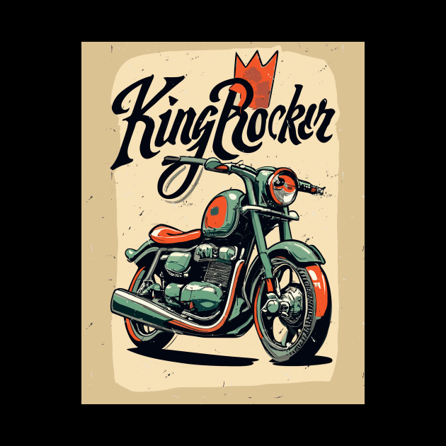 Kingrocker Vintage Bike by Kingrocker Clothing