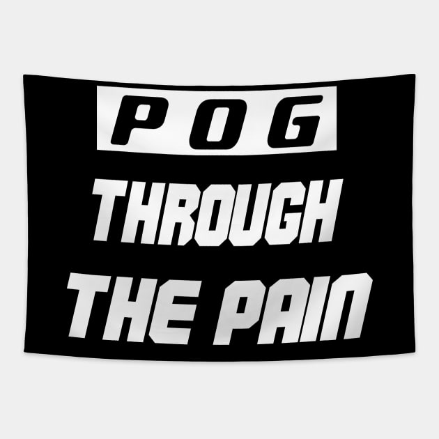 Pog Through The Pain Tapestry by Color Fluffy