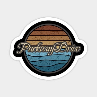 Parkway Drive Retro Waves Magnet