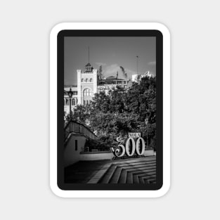 300 Years Of New Orleans In Black And White Magnet