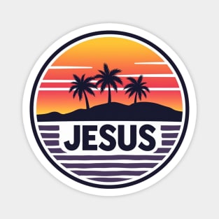 Vintage Jesus Name - Island Design Magnet