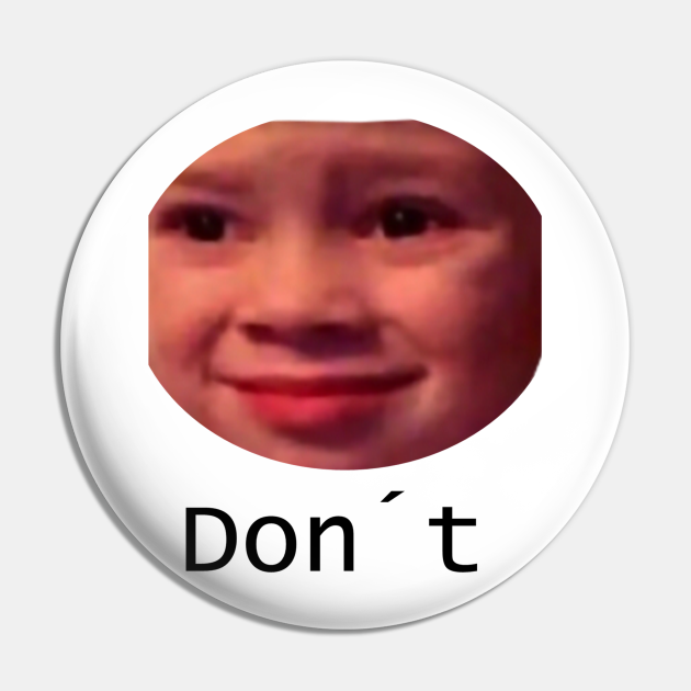 Worried kid face meme - Face Meme - Pin | TeePublic Worried kid face meme - Face Meme - Pin | TeePublic