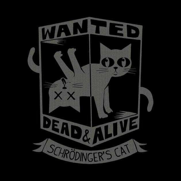 WANTED DEAD AND ALIVE SCHRODINGER'S CAT by wonggendengtenan