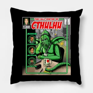 Call of Cthulhu comic book cover. Pillow