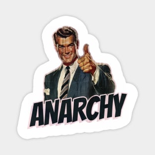Anarchy Vintage Thumbs Up Guy Magnet
