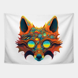 Trippy foxy Tapestry