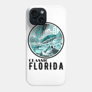 Classic Vintage Florida At hotel and Beach side Phone Case