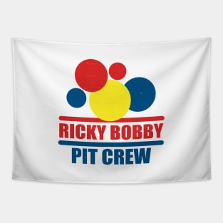 Ricky Bobby Pit Crew logo Tapestry