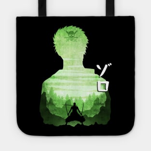 Minimalist Silhouette Zoro Tote