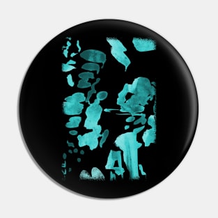 Petrol - abstract- art Pin