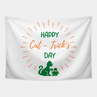 Happy cat-trick's day Tapestry