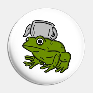 Frog with a teapot - Over the Garden Wall Pin