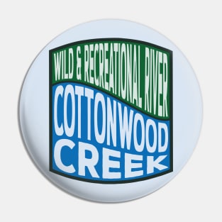 Cottonwood Creek (California) Wild and Recreational River wave Pin