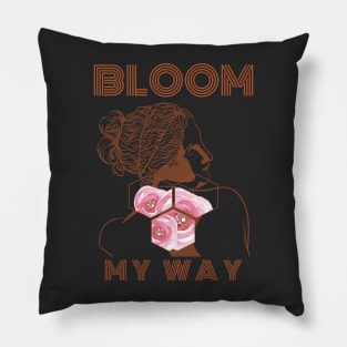 Bloom My Way Out of the Dark Illuminating Pillow