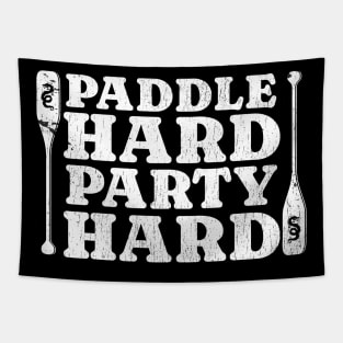 dragon boat - paddle hard party hard - grunge Tapestry