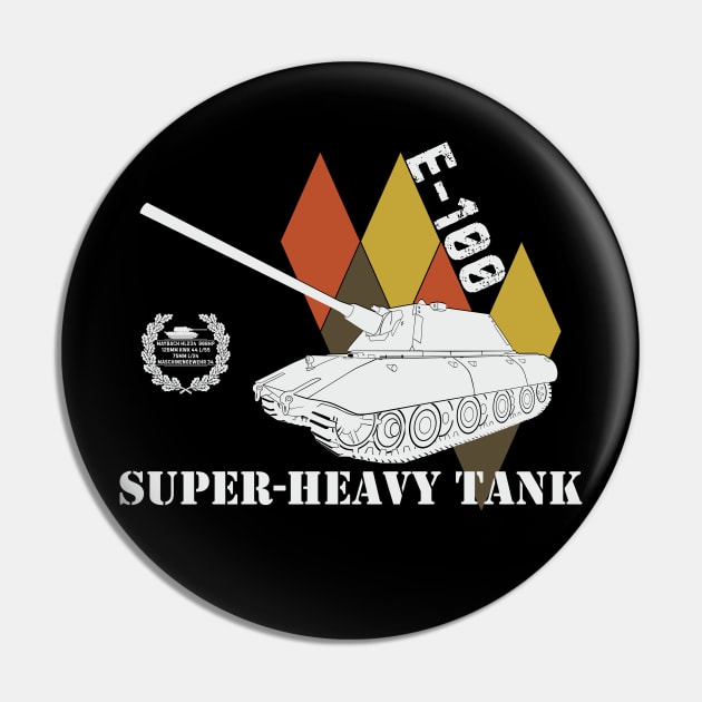 German Monster E-100 Pin by FAawRay