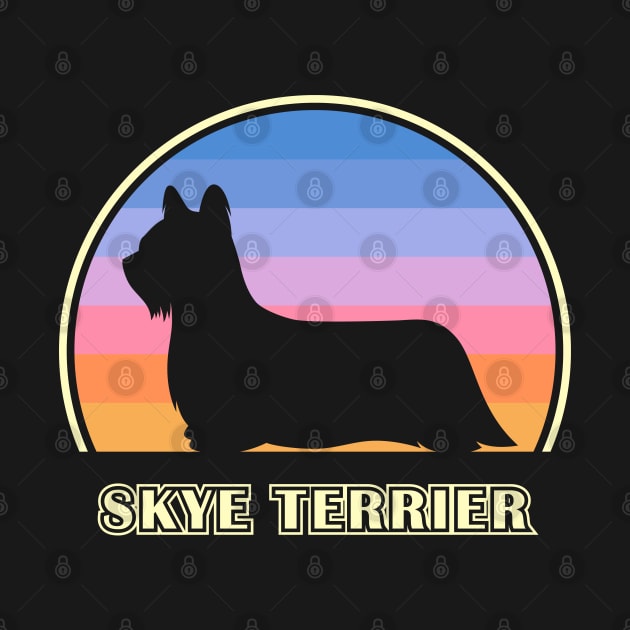 Skye Terrier Vintage Sunset Dog by millersye