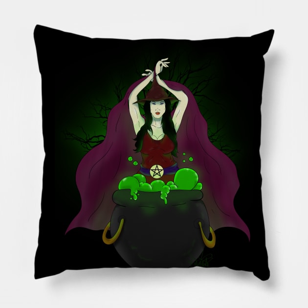 Calling all Witches! Pillow by schockgraphics