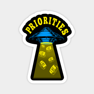 Priorities - Alien Beer Magnet