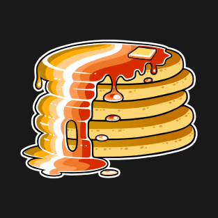 Butch Lesbian Pride Pancakes LGBT T-Shirt