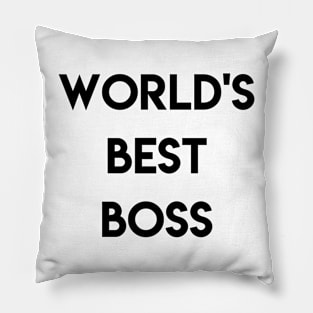 World's Best Boss Pillow