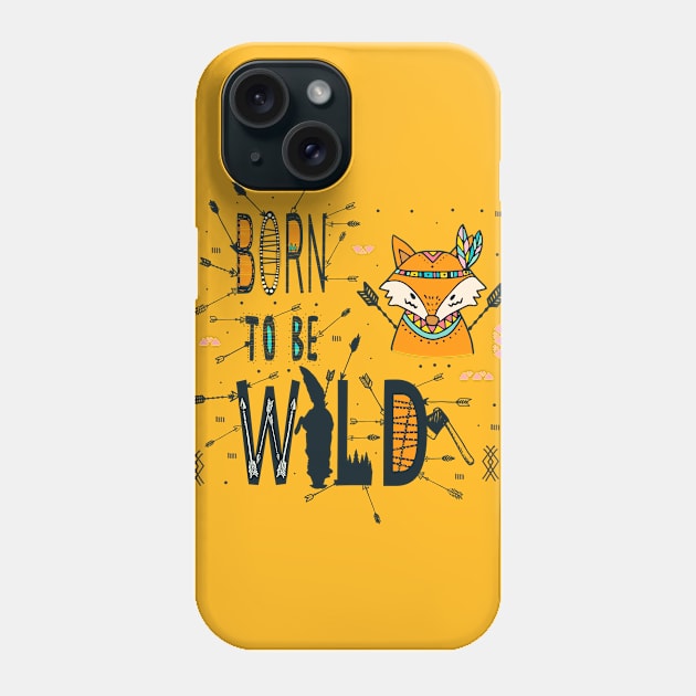 Wild (front and back) Phone Case by Bongonation