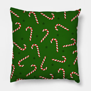 christmas candy canes Pillow