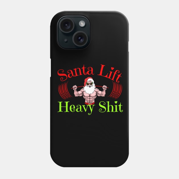 Merry Liftmas Phone Case by AniTeeCreation