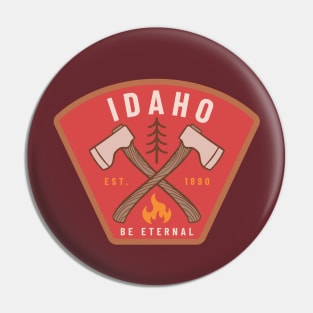 Idaho State Logo Pin