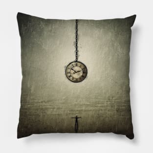 conceptual time painting Pillow